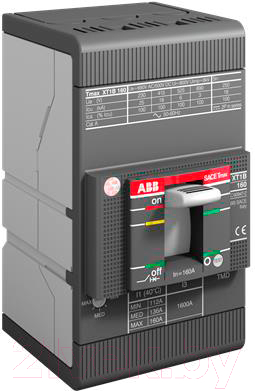 Выключатель автоматический ABB Tmax XT1B 160/25А 3P 18кА TMD 1Iн 450A / 1SDA066801R1