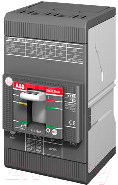 Выключатель автоматический ABB Tmax XT1B 160/25А 3P 18кА TMD 1Iн 450A / 1SDA066801R1