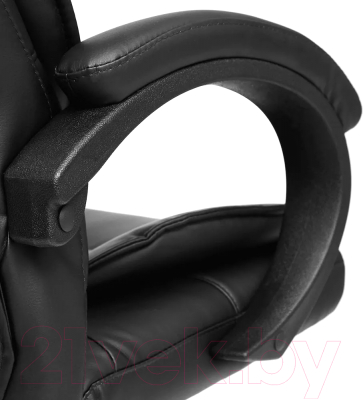 Кресло офисное Tetchair Oreon кожзам (черный/черный перфорированный)