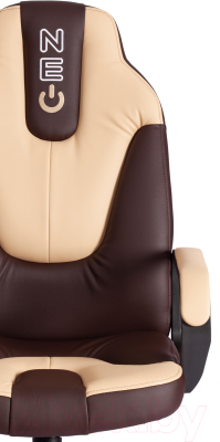 Кресло офисное Tetchair Neo 2 кожзам (коричневый/бежевый)