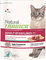 Сухой корм для кошек Trainer Natural Adult Sterilised With Dry-Cured Ham (300г) - 
