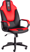 Кресло геймерское Tetchair Neo 2 кожзам (черный/красный) - 
