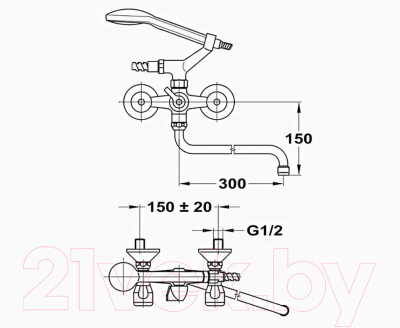 Смеситель Mofem Eurosztar Nova 145-0070-33