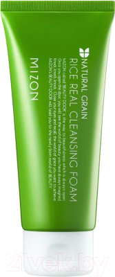 

Пенка для умывания Mizon, Rice Real Cleansing Foam очищающая с экстрактом рисовых отрубей