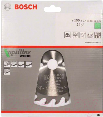 Пильный диск Bosch 2.608.640.592