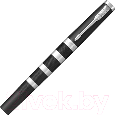 Ручка капиллярная имиджевая Parker Ingenuity Large Black Rubber/Metal CT 1931463