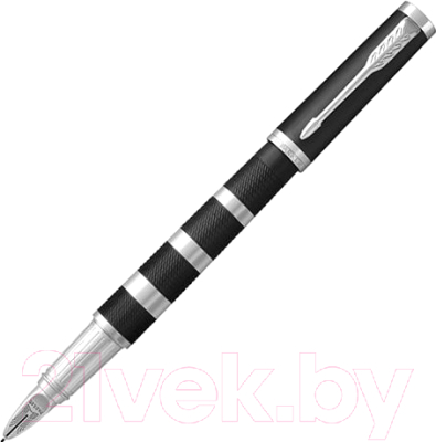 Ручка капиллярная имиджевая Parker Ingenuity Large Black Rubber/Metal CT 1931463