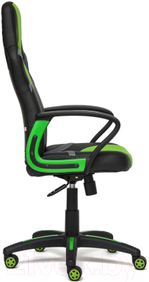 Кресло офисное Tetchair Runner (кож.зам/ткань,черный/зеленый)