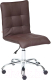 Кресло офисное Tetchair Zero кожзам (коричневый) - 