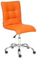 Кресло офисное Tetchair Zero кожзам (оранжевый) - 