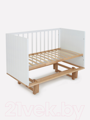 Детская кровать-трансформер Rant Bamboo / 768 (Cloud White)