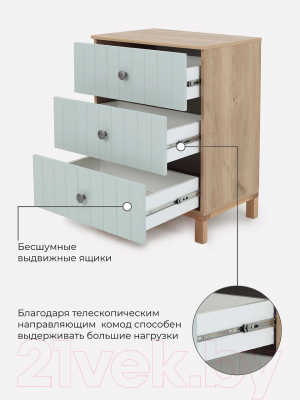 Изображение товара Комод пеленальный Rant Bamboo / 107 (Light Green)