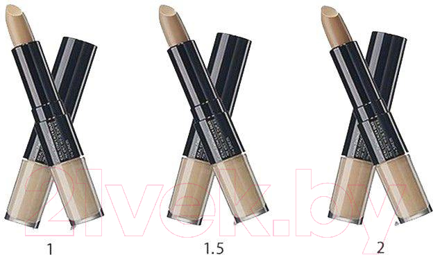 Консилер The Saem Cover Perfection Ideal Concealer Duo 02 Rich Beige — фото 2