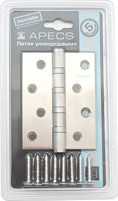 

Петля дверная, 100x75-B4-INOX