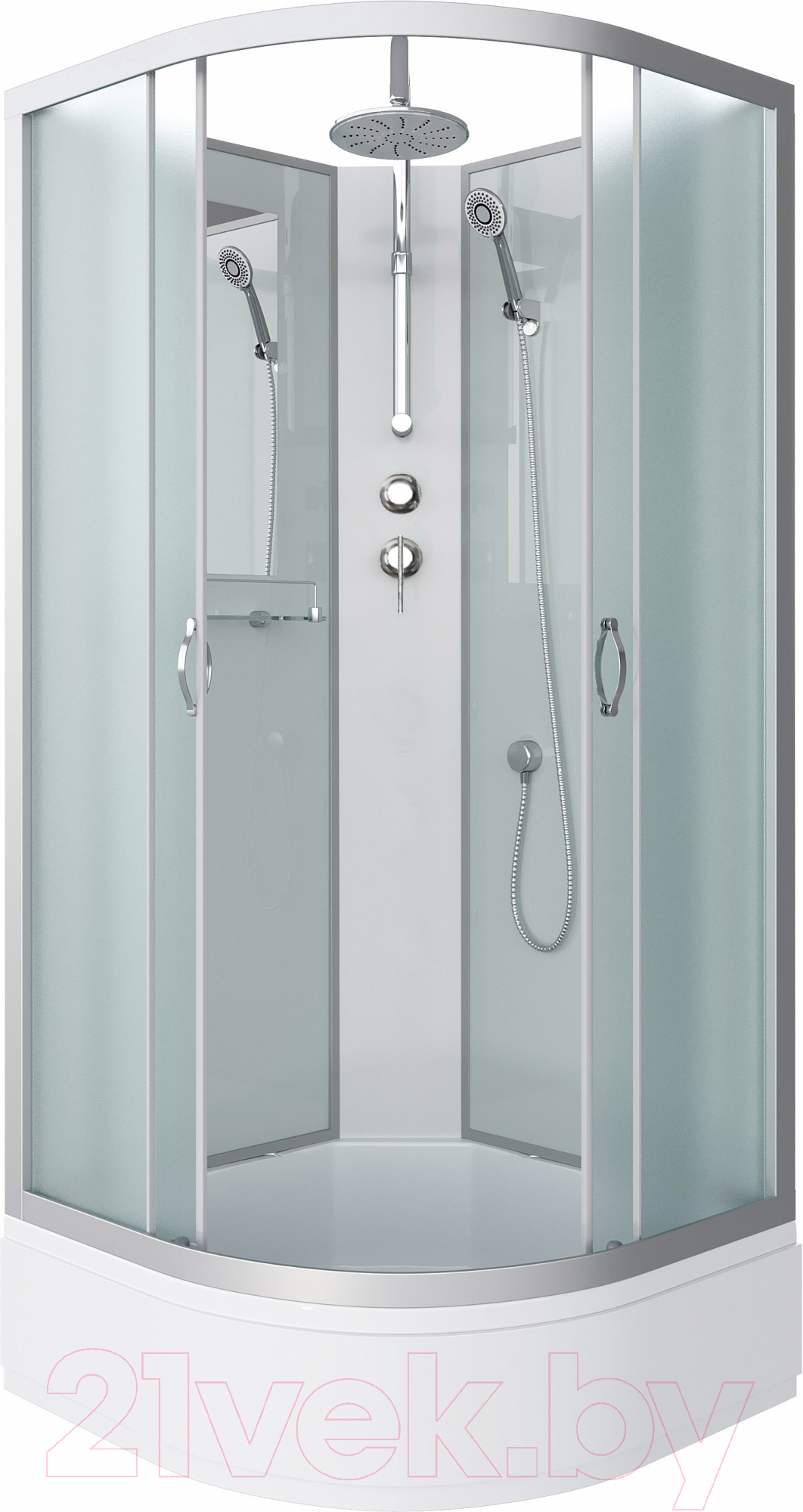 Душевая кабина Niagara NG-3302-14BKT 100x100x200 (матовое стекло)