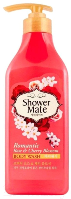 Гель для душа KeraSys Shower Mate Romantic Rose & Cherry Blossom (550мл)