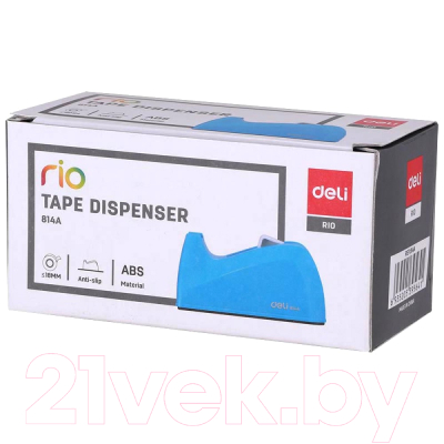 Изображение товара Диспенсер для скотча Deli E814A (голубой)