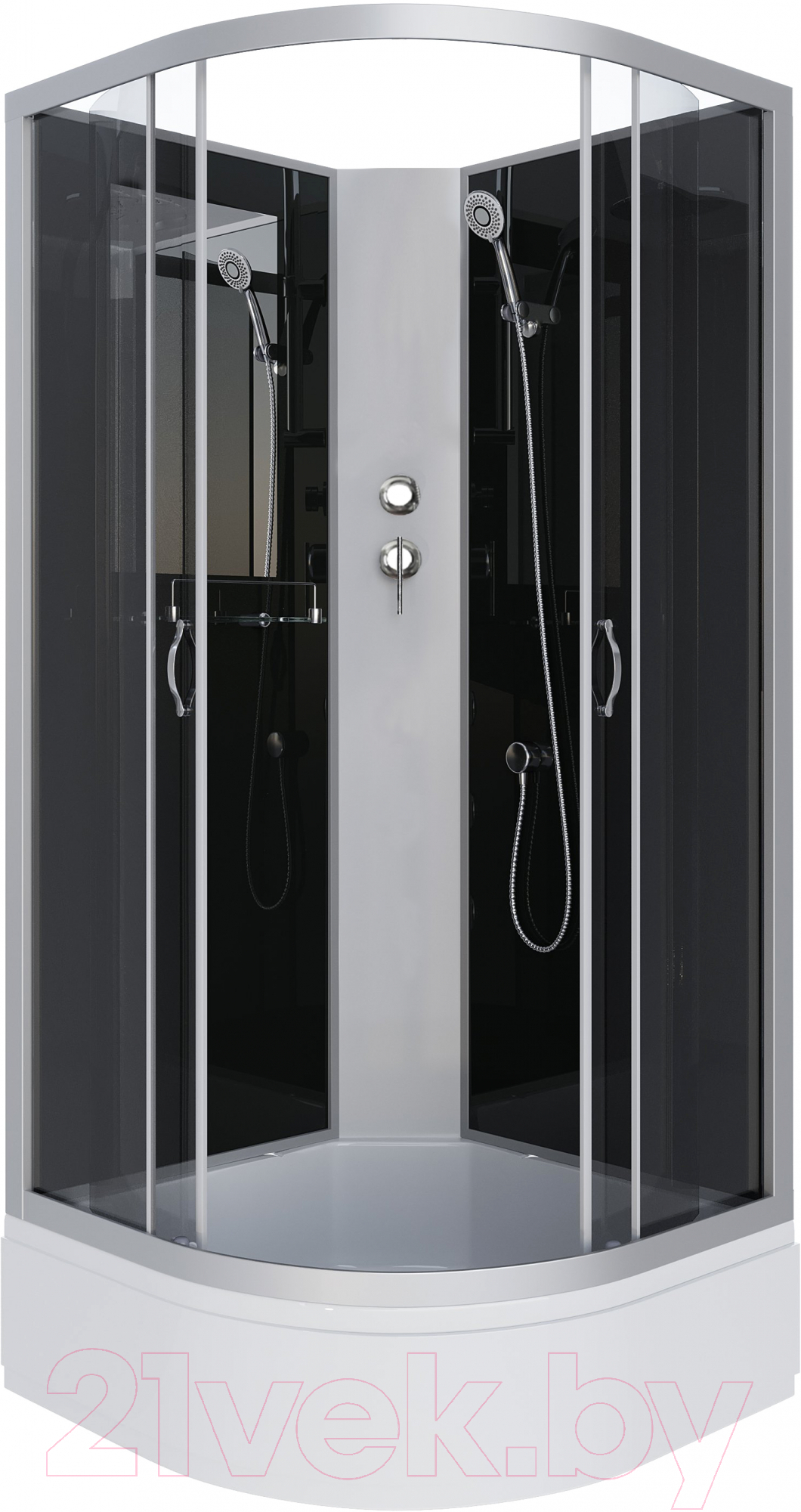 Душевая кабина Niagara NG-3503-14BK 80x80x215 (тонированное стекло)