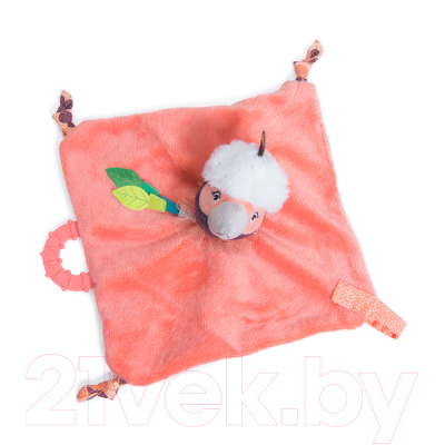 Мягкая игрушка Moulin Roty Комфортер Фламинго / 668016