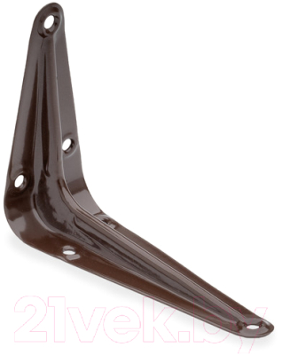 Изображение товара Кронштейн крепежный ЕКТ 75x100мм Стальной С ребром жесткости / CV501883 (коричневый)