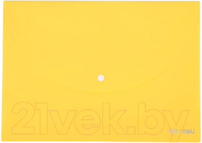 Папка-конверт Deli А4 / 38131 (желтый)