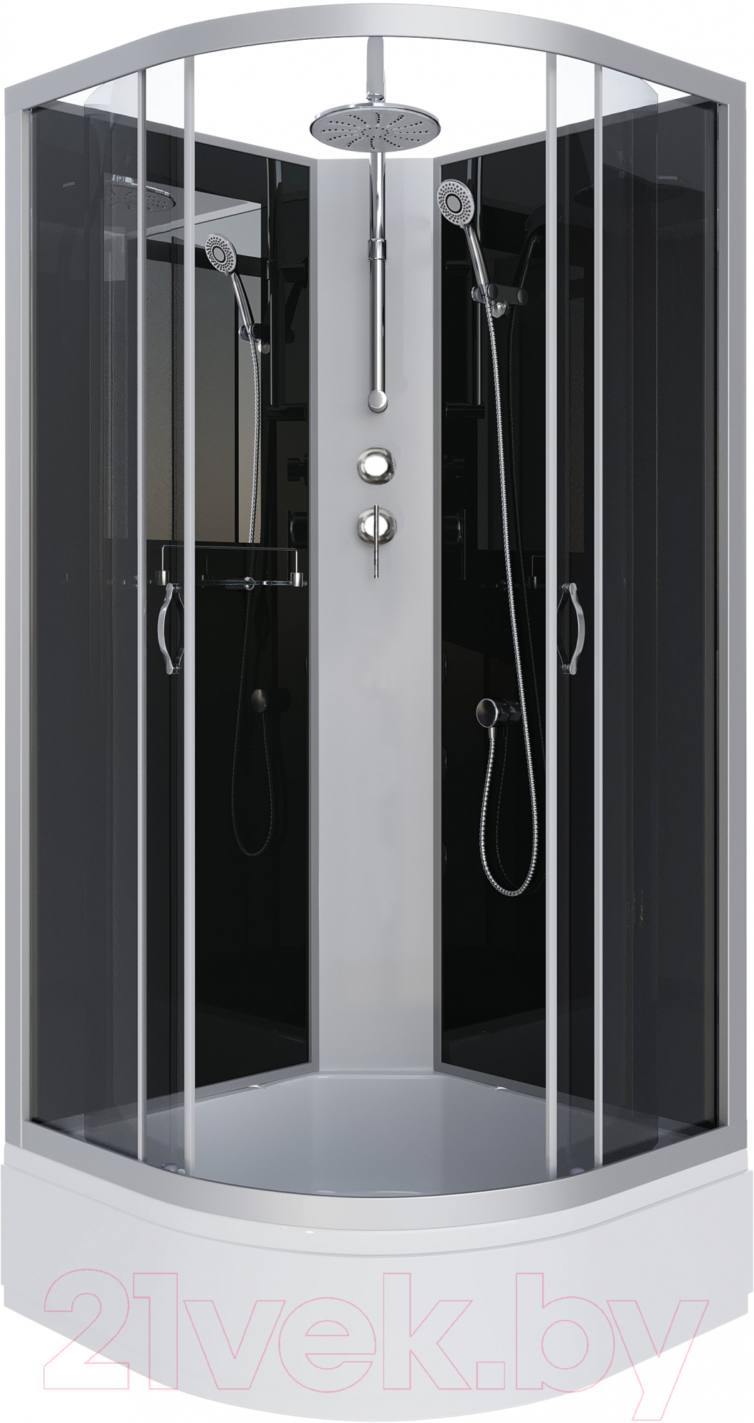 Душевая кабина Niagara NG-3503-14BKT 80x80x215 (тонированное стекло)