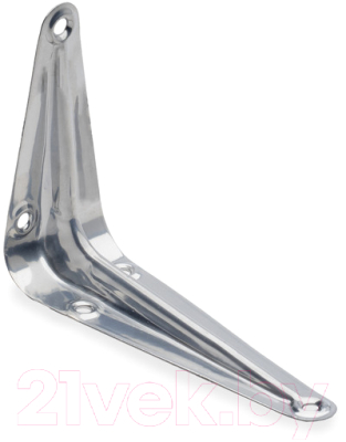 Изображение товара Кронштейн крепежный ЕКТ 75x100мм Стальной С ребром жесткости / CV501874 (серебро)