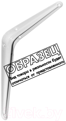 Изображение товара Кронштейн крепежный ЕКТ 75x100мм Стальной С ребром жесткости / CV501865 (черный)