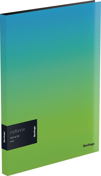 Папка для бумаг Berlingo Radiance / FS4_17003 (голубой/зеленый)