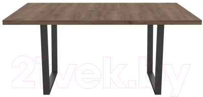 Обеденный стол Сакура Цюрих 138-178 (дуб табачный/черный)