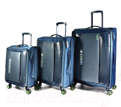 Изображение товара Чемодан на колесах Mironpan 50157-1 (M, темно-серый)