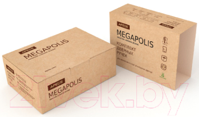 Ручка дверная Apecs Megapolis Hong Kong H-0883-A-GM/G