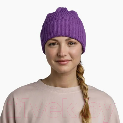 Шапка Buff Knitted & Fleece Band Hat Renso Renso Purple (132336.605.10.00)