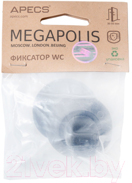 Фиксатор дверной защелки Apecs Megapolis WC-0803-BLM