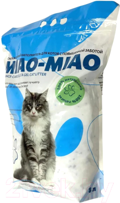 Наполнитель для туалета Miao-Miao 8л (3.2кг)