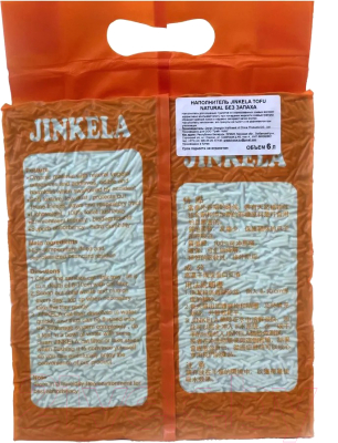 Наполнитель для туалета Jinkela Tofu Natural (6л/2.35кг, без запаха)