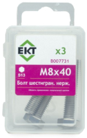 

Болт ЕКТ, С шестигранной головкой M8x40 DIN933 / B007731