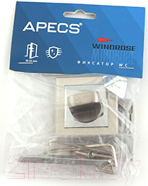 Фиксатор дверной защелки Apecs Windrose WC-1803-NIS