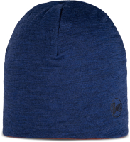 Шапка Buff Lw Merino Wool Reversible Hat Cobalt-Cinnamon (120768.791.10.00) - 