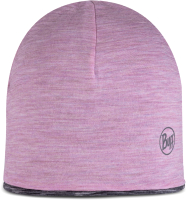 Шапка Buff Lw Merino Wool Reversible Hat Pansy-Graphite Multistripes (123325.601.10.00) - 