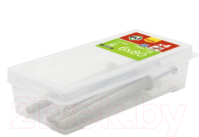 Изображение товара Дюбель-гвоздь ЕКТ Грибовидный 6x80 / B009290 (4шт)