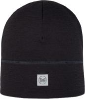 Шапка Buff Merino Lightweight Hat Solid Black (132814.999.10.00) - 