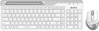 Клавиатура+мышь A4Tech Wireless Desktop Fstyler FB2535C (Icy White) - 