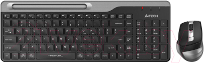 Клавиатура+мышь A4Tech Wireless Desktop Fstyler FB2535C (Smoky Grey)