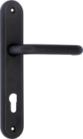 Ручка дверная Меттэм НР 0702 для замков ЗВ4 703/ЗВ4 713 (черный) - 