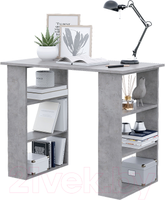 Письменный стол Горизонт Мебель Asti 2 (бетон)