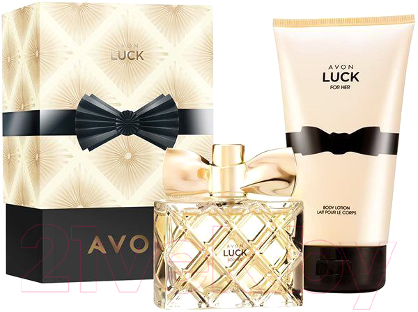 Парфюмерный набор Avon Luck Парфюмерная вода 50мл+Лосьон для тела New 150мл / 1489012