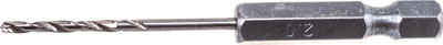Сверло FIT HSS титановое покрытие в блистере 2мм / 34020 - 