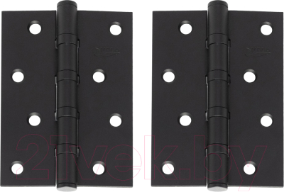 Комплект петель дверных VELA 100x70x2.5-4BB-Black (черный)