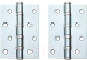 Комплект петель дверных VELA 100x70x2.5-4BB-ZN (цинк) - 